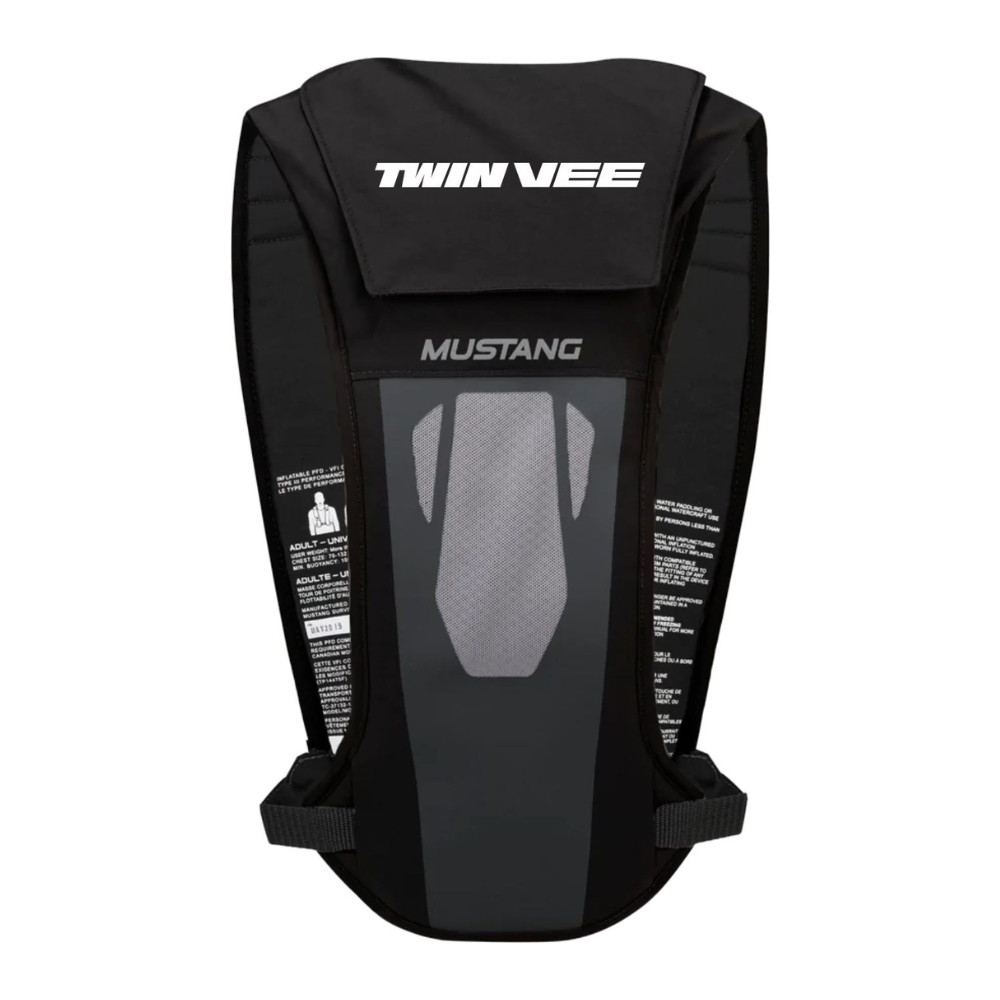 
                  
                    Twin Vee Mustang Inflatable Life Vest - Black
                  
                